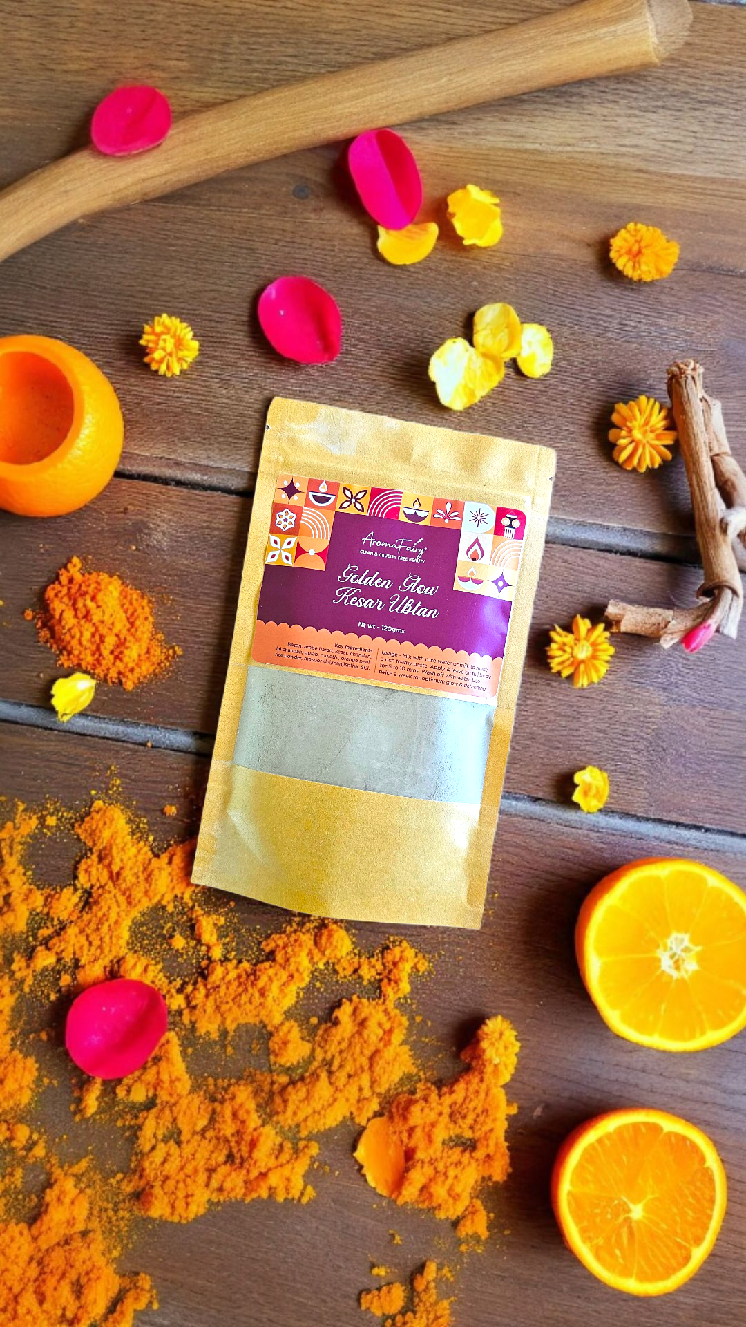 Golden Glow Foaming Kesar Ubtan