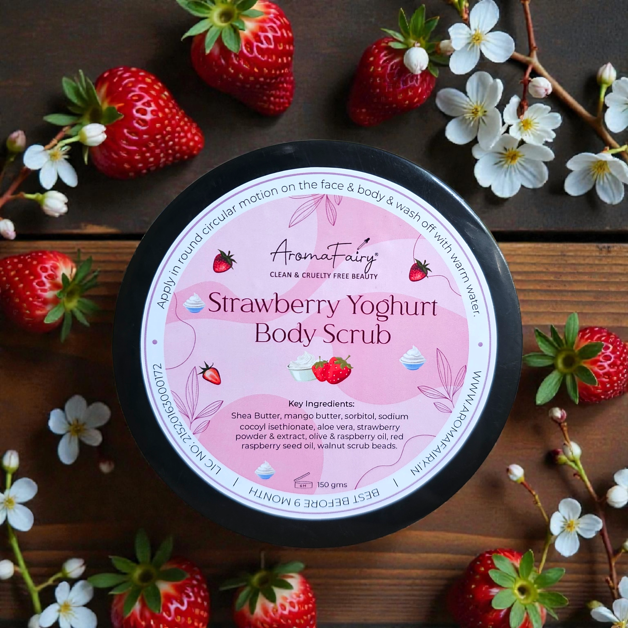 Strawberry Yoghurt Body Scrub
