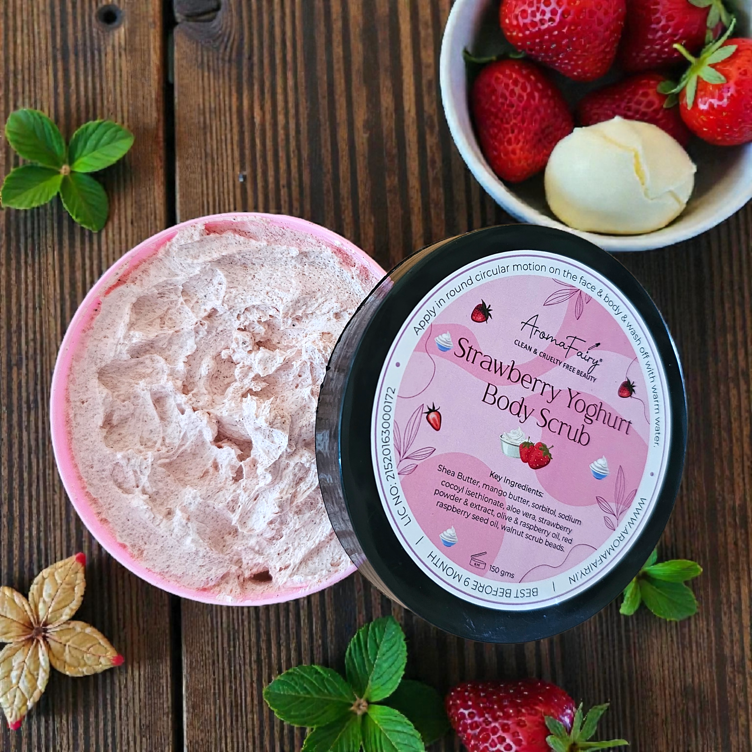 Strawberry Yoghurt Body Scrub