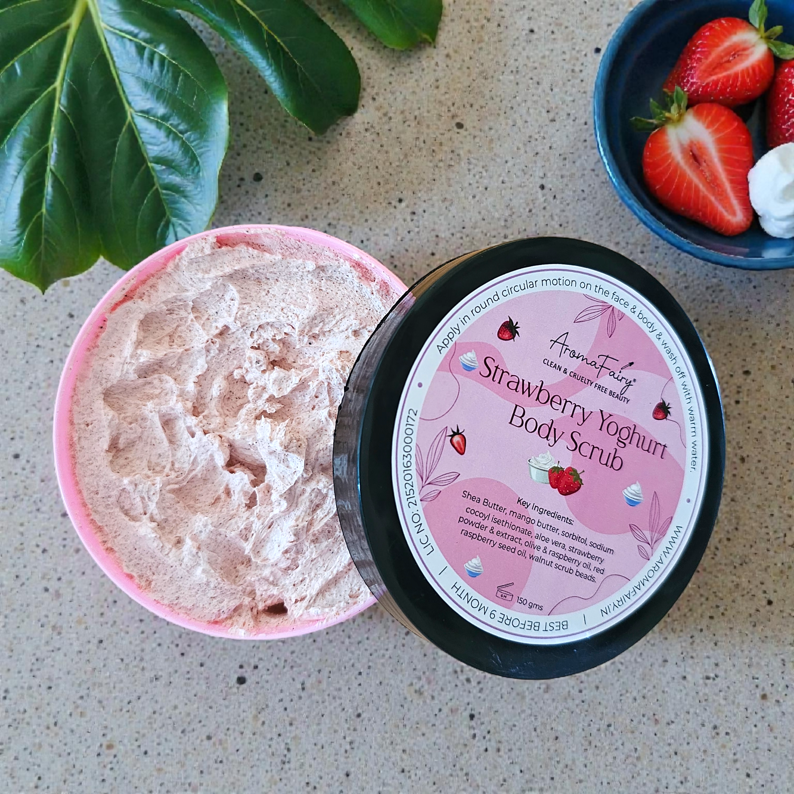 Strawberry Yoghurt Body Scrub