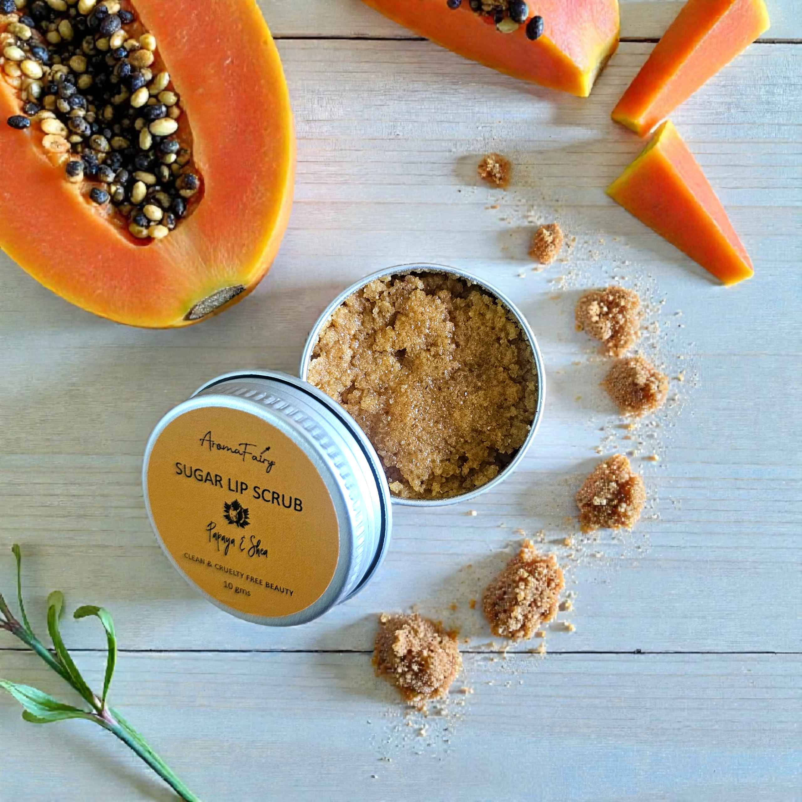 Papaya Sugar Lip Scrub - new formulation