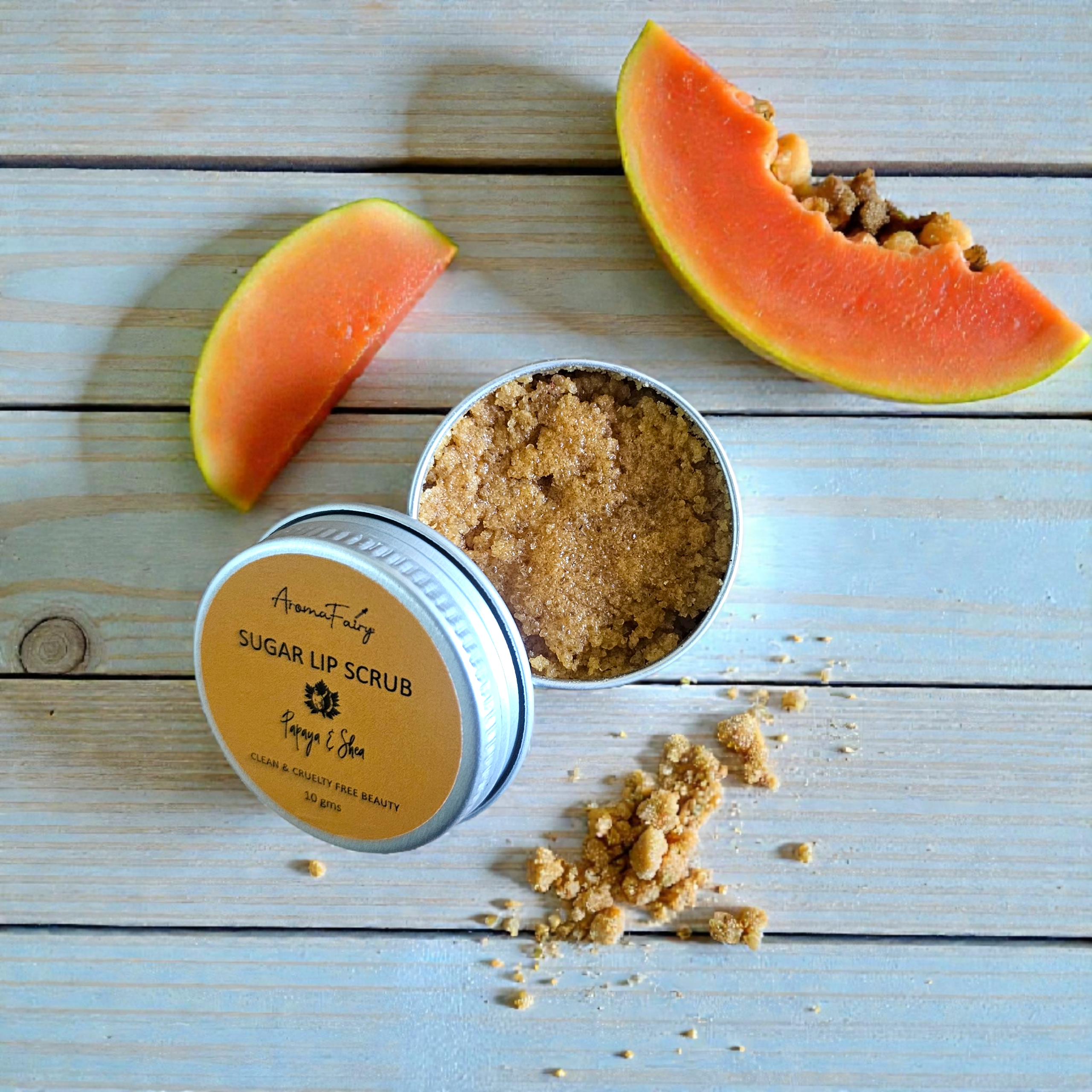 Papaya Sugar Lip Scrub - new formulation