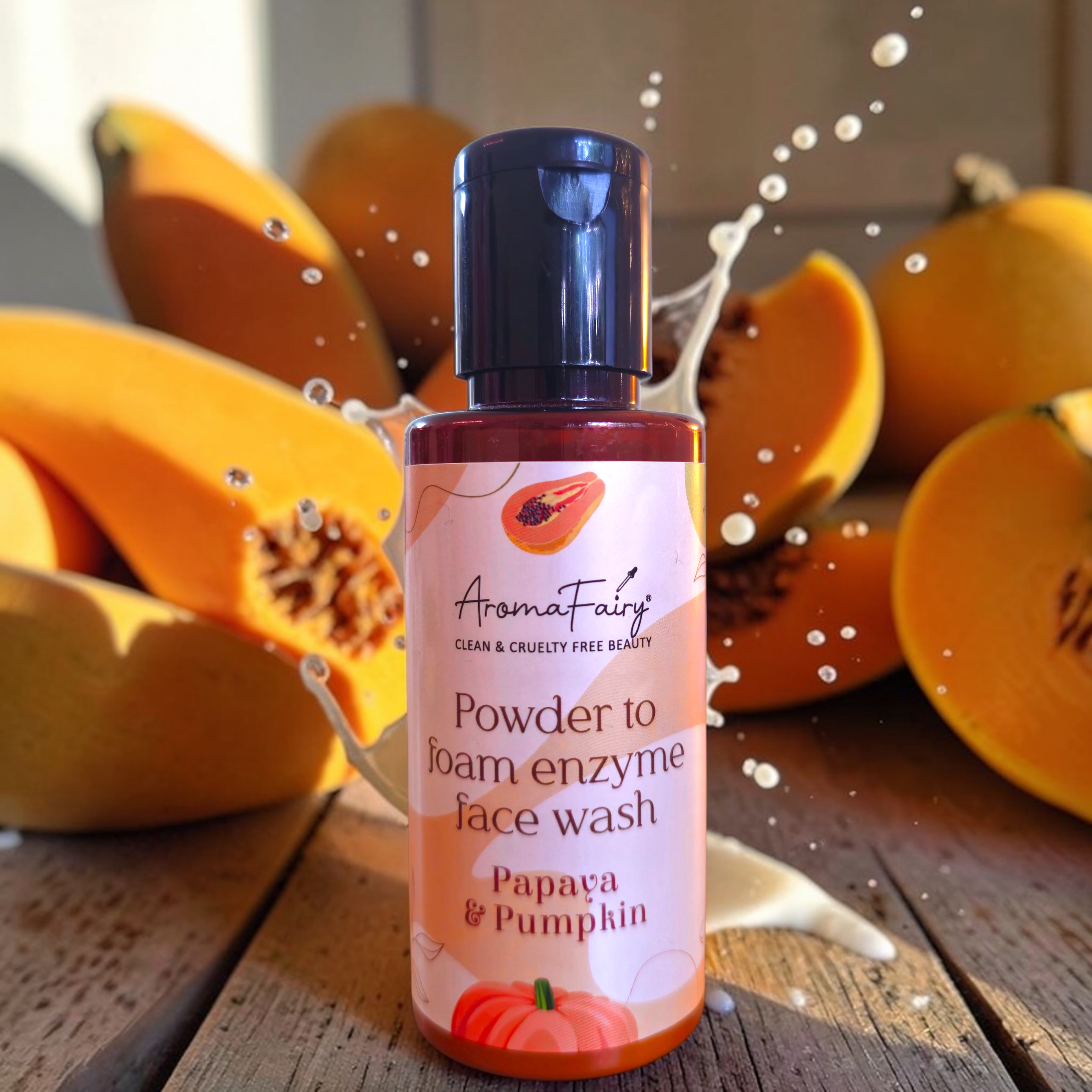 Papaya & Pumpkin Powder to Foam Enzyme Face Wash