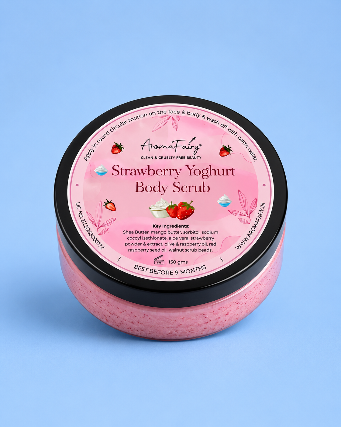 Strawberry Yoghurt Body Scrub