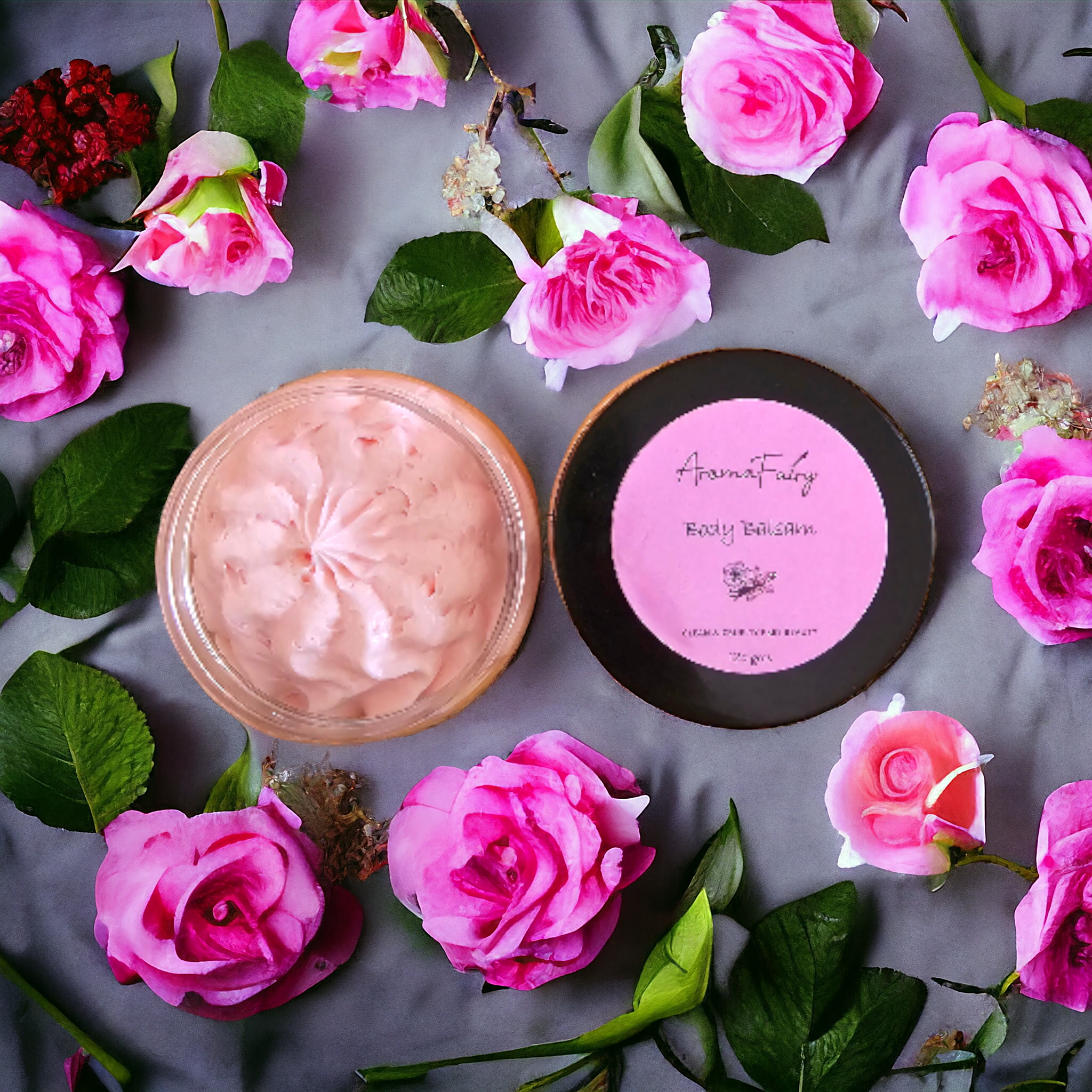 Body Balsam (Whipped body butter)- Rose Vanilla