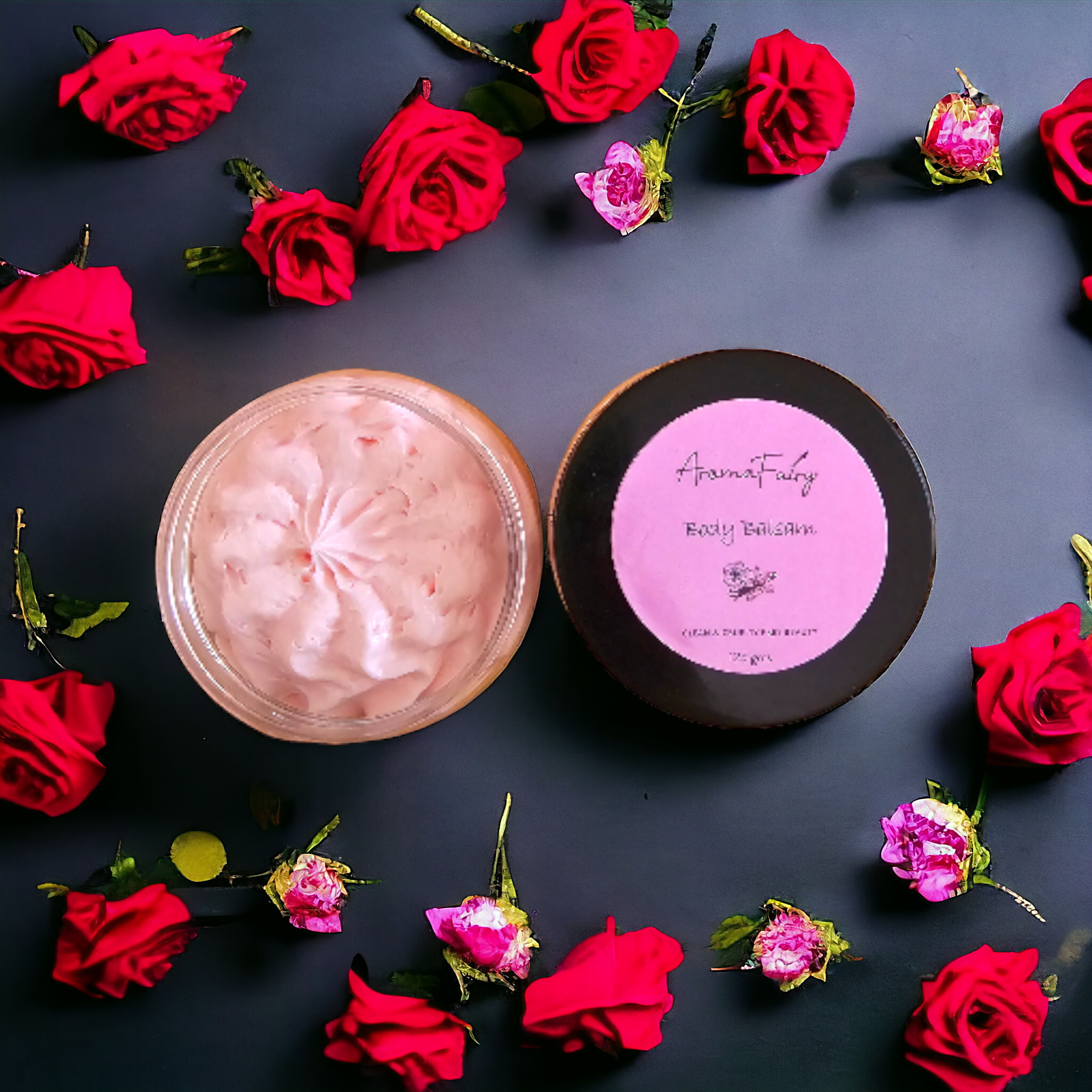 Body Balsam (Whipped body butter)- Rose Vanilla