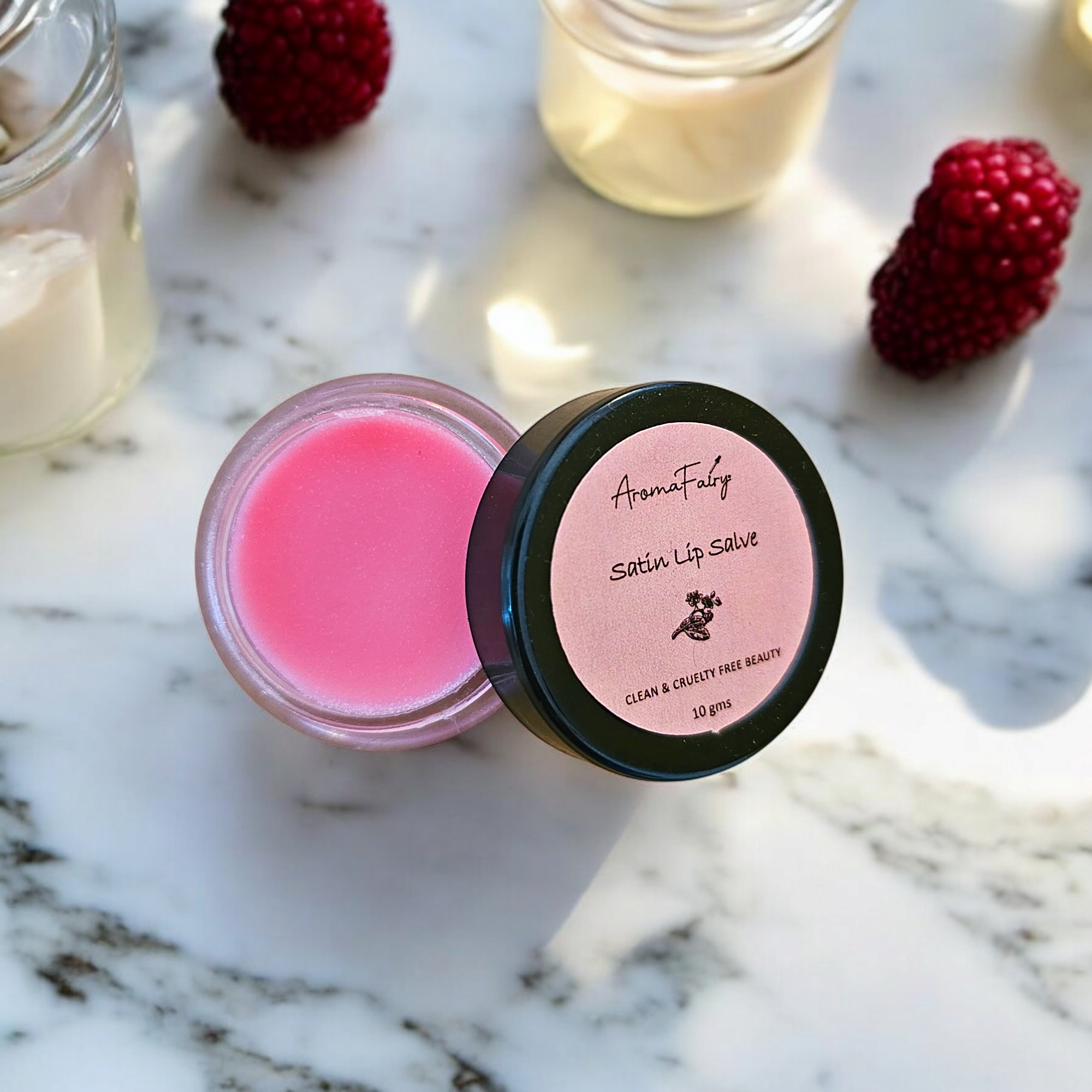 Satin Lip Salve / Lip Balm - Mixed Berry Tint