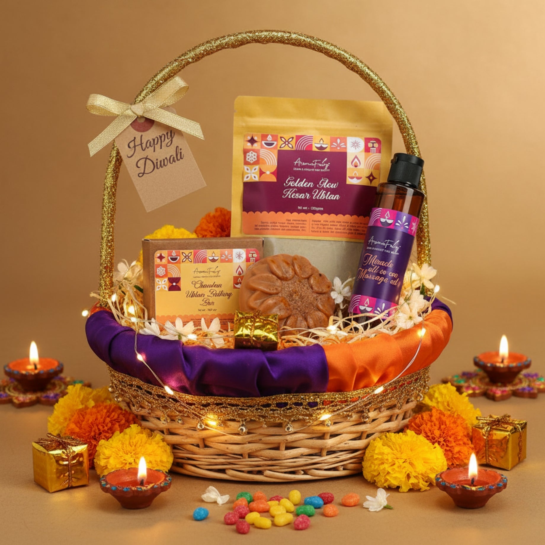Diwali Glow & Flow Hamper (3-in-1 Combo)