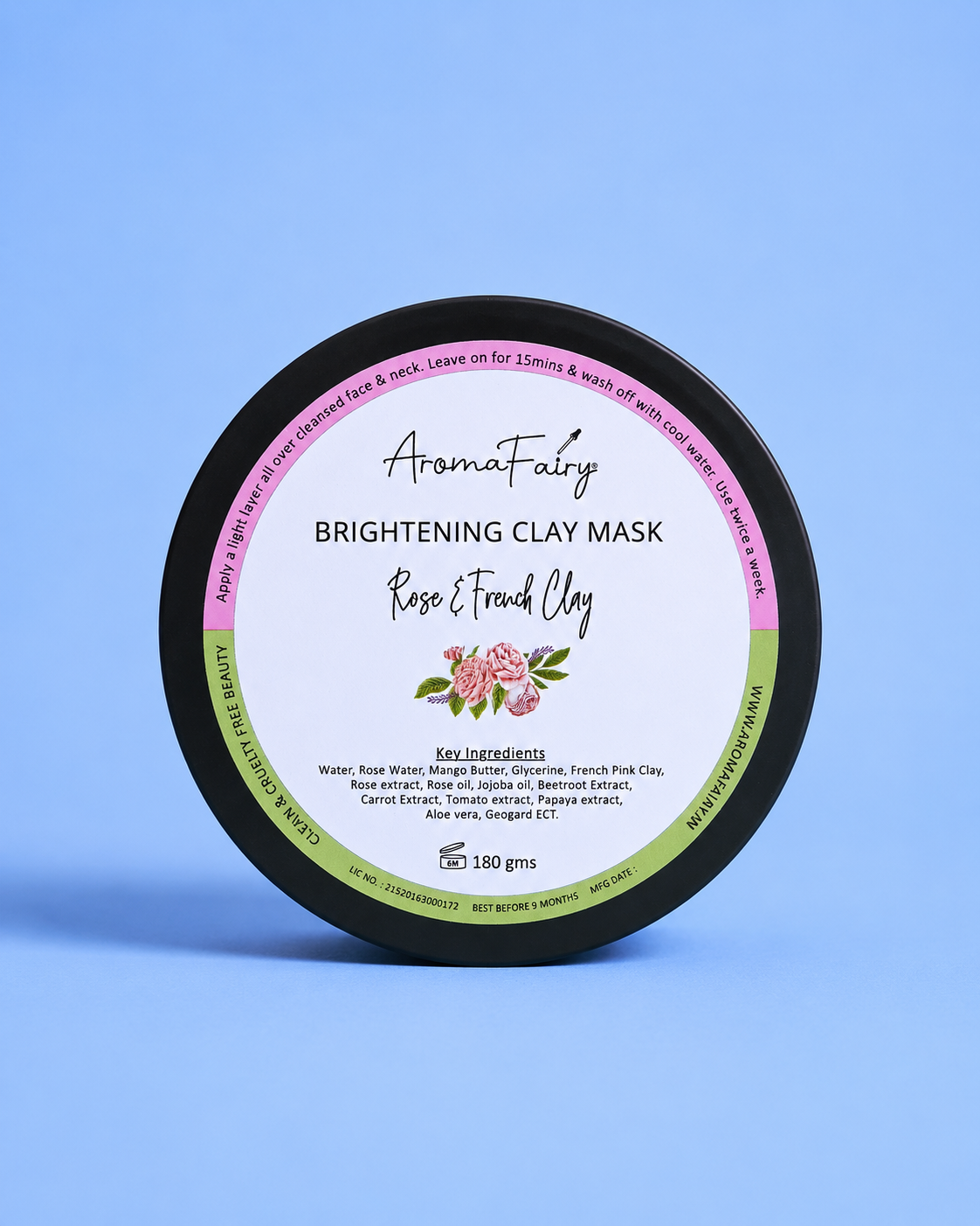 Rose & French Pink Clay Brightening Mask