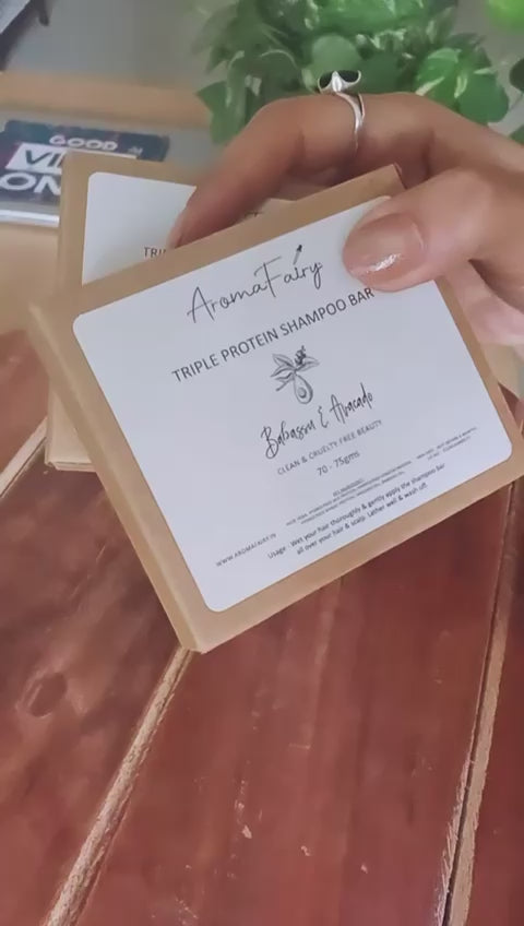 Triple Protein Shampoo Bar